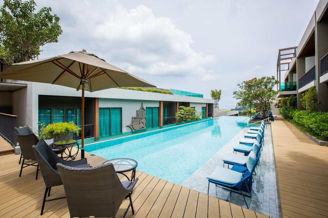 Fusion Suites Phuket Patong Luaran gambar The swimming pool at the hotel